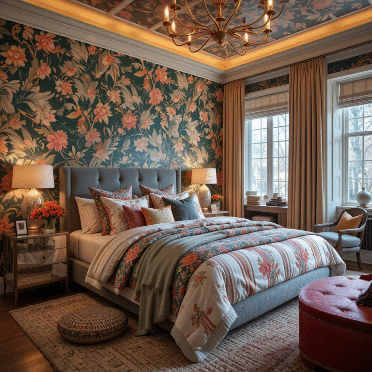 Mastering Pattern Play: The Bedroom Highlight of Our 2025 Idea House