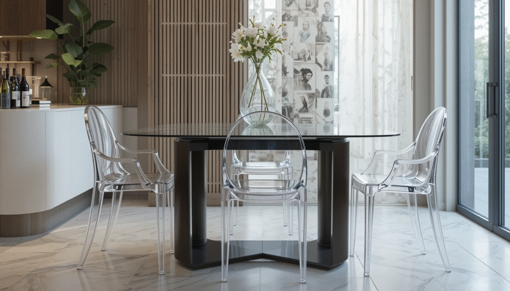 Glass Dining table