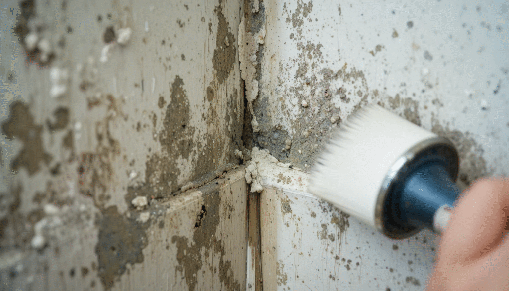 mold in wall