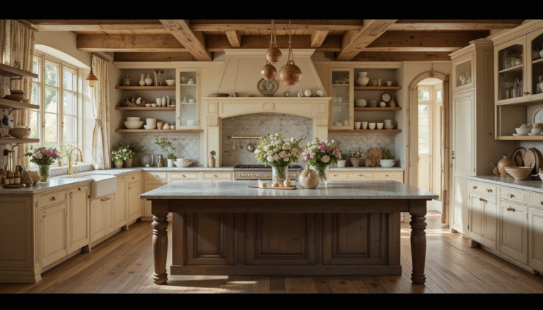 28 Timeless French Country Kitchen Ideas Mixing Rustic Charm with Chic Elegance